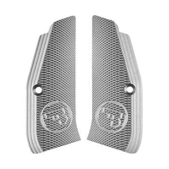 Griffschale CZ TS & SP-01 Aluminium silber 1 Paar lang