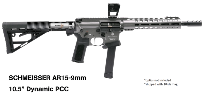 Halbautomat Schmeisser AR15-9mm Dynamic PCC Grey 10.5"