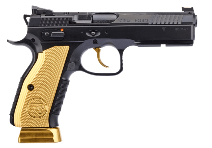 Pistole CZ Shadow 2 Golddigger OR, 9mm Para 18-Schuss