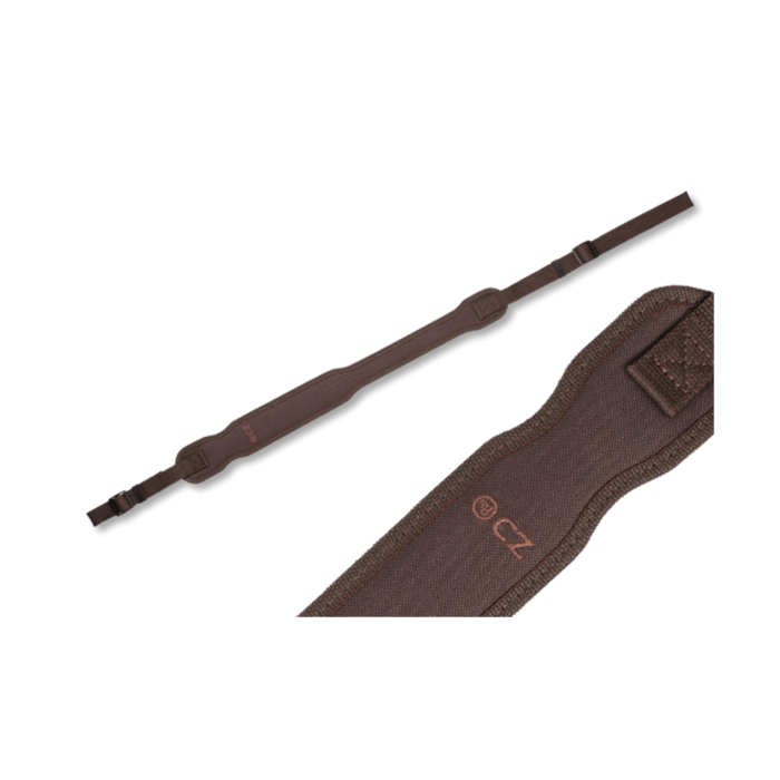 Gewehrriemen CZ nylon / rubber - brown